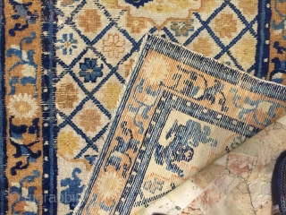 beautiful Ningxia rug 18th century size 150x80                          