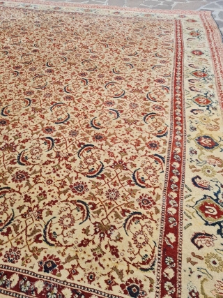 antique agra rug india good condition needs some smalls repairs size:290x245 cm                     