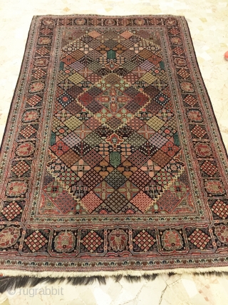 persian rug antique kashan good condition  size 212x136                        