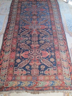 19th century Kuba Seichur soumak rug
253 X 132 cm                        