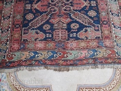 19th century Kuba Seichur soumak rug
253 X 132 cm                        