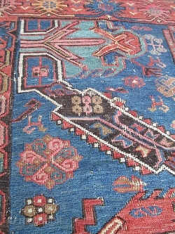 19th century Kuba Seichur soumak rug
253 X 132 cm                        