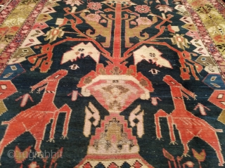 First quarter 20th century Karabagh rug, approx 170sx320cm.                         