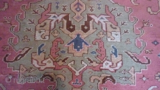 BEAUTIFUL   rug, CARPET USAK  anatolia, anadolu!WOOL ON WOOL.
 12'X9'   380X280                  