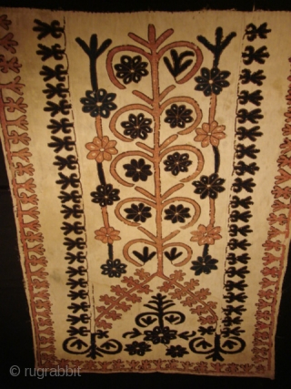 Kyrkyz Yurt decoration.
Wool Embroidery. Very beautiful and graphic.                         