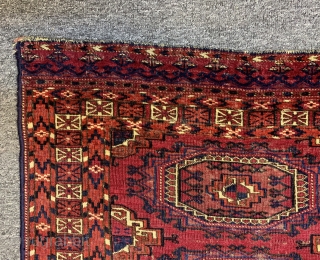 Antique Turkoman Chuval,All natural colors and very nice old piece ( it is need wash ) Size:122x82 cm               
