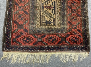 Antıque beluch rug 
Size:158x94 cm
5’2”x3’ feet                           