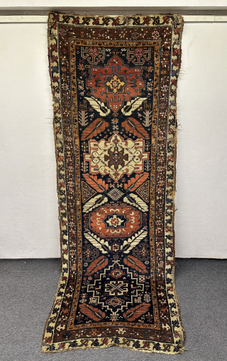 Antıque Sauj Bulak Runner Carpet 1880s
Size:290x107 cm