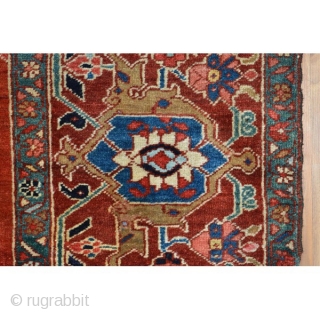 Heriz Serapi 415x310 cm circa 1890. Condition: Good. Cotton warp, cotton weft, wool pile                   