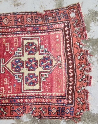 East Anatolian Kurdish Rug 19th Century 115x367cm/3'8"x2'2"                          