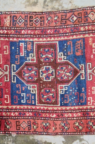 East Anatolian Kurdish Rug 19th Century 115x367cm/3'8"x2'2"                          