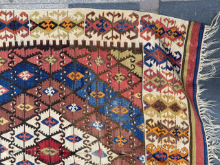 Central Anatolian kilim rug Size:160x450cm
19the Century                           