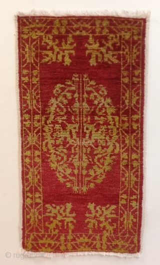 Central Anatolian Konya (Sille)  Yastık, possibly woven by Anatolian Greek Artisans 1920s century, 14pcs and around the sizes 90x50cm 2.11"x1.7"            