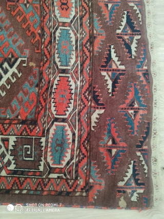 Türkmen Yamud Rug 19th century size 190x303cm                          