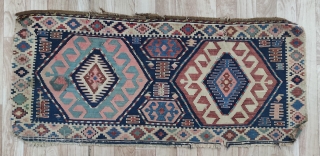 Shahsewan kilim panel Rug size:110x48cm
/3'7"x1'7"                            