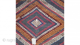 Central Anatolian (Sivas)kilim bağface size:107x74cm/2'5"x3'6"                            