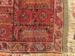 Anatolian rug . 6'1" x 3'9".                           