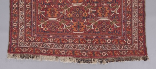 Afshar with allover field design. 6'1" x 4'3".

Please visit our website for more rare woven art: www.bbolour.com                