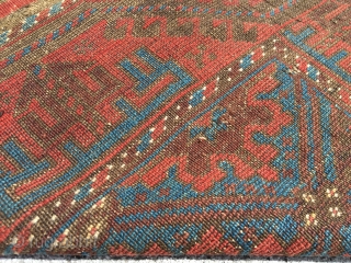 Baluch rug . 4'9" x 2'10".                           