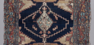 Senneh or Bakhshaish rug. 5'7" x 3'11".                          