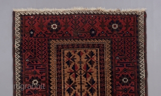 Baluch Mina khani rug. 6' x 3'.                          