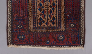 Baluch Mina khani rug. 6' x 3'.                          