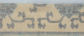 A stately Kangxi era carpet circa 1700. The most spacious and elegant version of this field design i have seen after exhaustive research on this type. Condition issues as visible. Please ask  ...