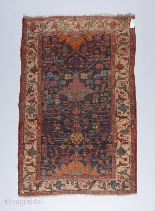 A real village Bijar rug. 6'2" x 4'1".                         