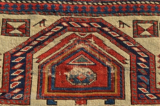 Shirvan. 19th century.

4'4" x 3'2".                            