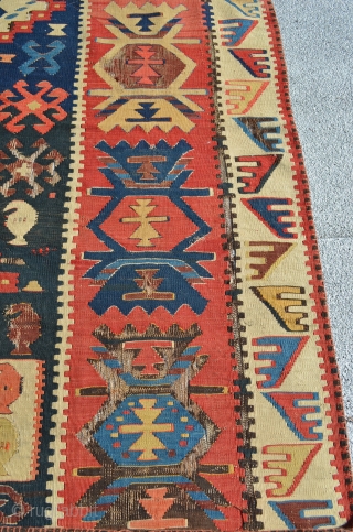 Caucasian kilim. 10'3" x 5'6"                            