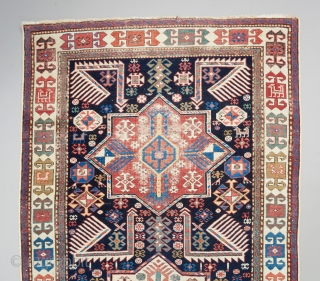 Akstafa runner with great colors. 9'10" x 3'9".                         