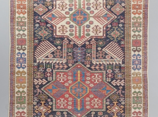 Akstafa runner with great colors. 9'10" x 3'9".                         