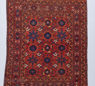 Beautiful and rare Beshir Mina Khani rug. Very good age and great color and format.                  