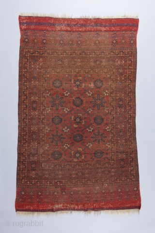 Beautiful and rare Beshir Mina Khani rug. Very good age and great color and format.                  