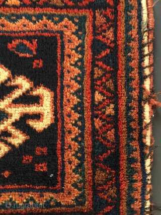Afshar Chanteh size: 18" x 14". Would make an attractive satchel with a nice leather strap sewn on.               