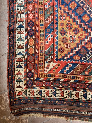 SOLD
Antique Southwest Persian Lori Qashqai tribal rug. Materials: hand knotted handspun wool pile on a wool foundation. 100% vegetable dyes. Size: 5'0" x 7'9" Age: c.1900-1920. Condition: Good antique condition overall with  ...