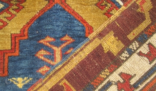 An Anatolian carpet from the Konya region. Woven in the last quarter of the 19th century. Exquisite colors, full pile and an overall masterpiece to gaze upon. It measures to 4ft 2in  ...