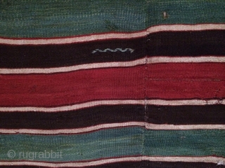 Central to east Anatolia 18to early 19th.century
Top one stripe Kilim Lovers.Primitive                      