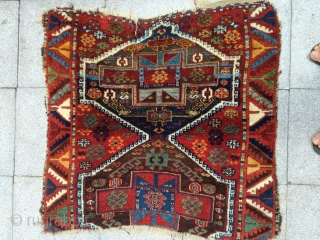 Arapgir Kurdish rug fragment,colors haven,great wool and very fine.Mid. 19th century.                      