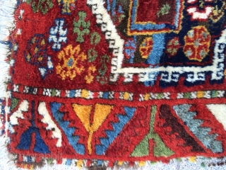 Arapgir Kurdish rug fragment,colors haven,great wool and very fine.Mid. 19th century.                      