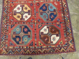 Large Antique Uzbek Main Rug. Superb Uzbek carpet in very good condition, complete, with good pile throughout. Dimensions: 133 x 64 inches See more textiles at www.banjaratextiles.com      