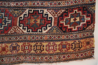 Beautiful Caucasian Sumak Panel. Approximately 33 x 21 inches.                        