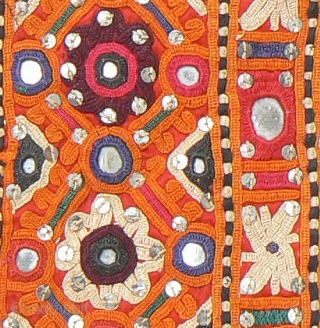 Nice Old Wedding Choli from Kutch area of India. Probably made and used by a bride in her wedding. 47 inches across from sleeve tip to sleeve tip, 35 inches from top  ...