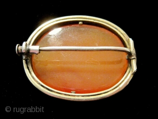 VERY FINE Antique ISLAMIC Calligraphy QURAN Gilt Silver CARNELIAN PIN c. 19th C.

This finely incised genuine carnelian gemstone amulet is superbly bezel set in a gilt silver setting. The pin measures approximately  ...