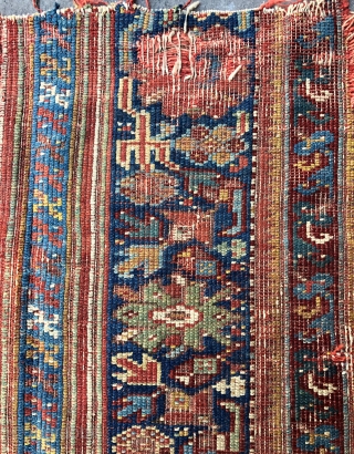 Antique Izmir Oushak Fragment 
Size 145x100                           