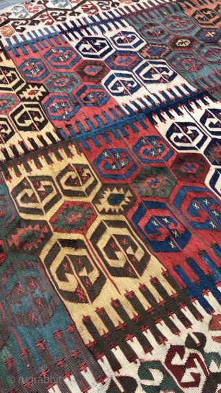 Antique Anatolian Aksaray Kilim                             