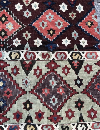 Antique Anatolian Aksaray Kilim 
Size 95x415 cm                          