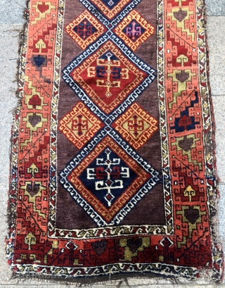 Antique Sivas Kurdish  Rug  Size 90x360 cm Please feel free to asking questions 
                 