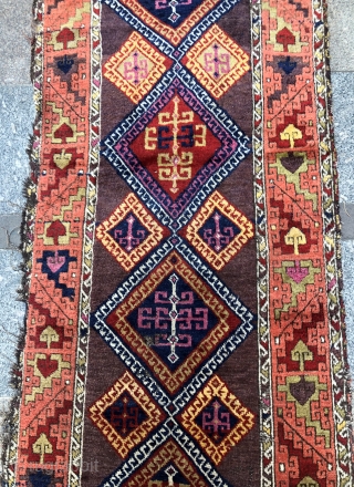 Antique Sivas Kurdish  Rug  Size 90x360 cm Please feel free to asking questions 
                 
