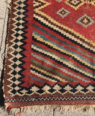 Antique Shiraz Kilim 
Size 288x88 cm                           